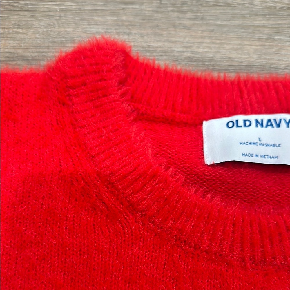 Red Women's Sweater - Picture 5 of 7